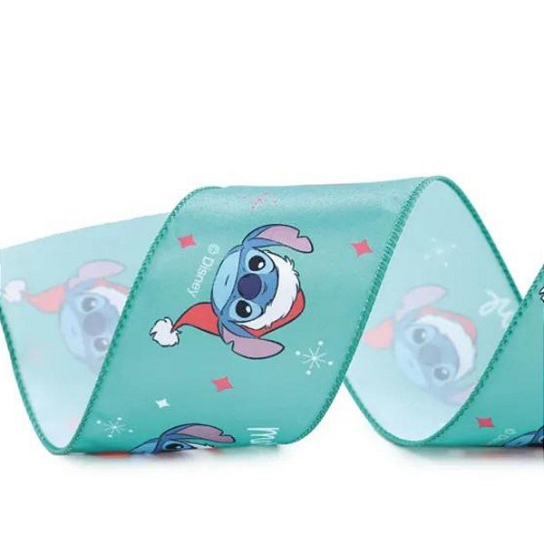 Fita de Cetim Lilo E Stitch 6,3x914cm 1058965 Cromus