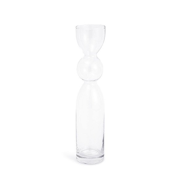 Vaso Em Vidro Decorativo 36x7,5cm 18697-G Mart