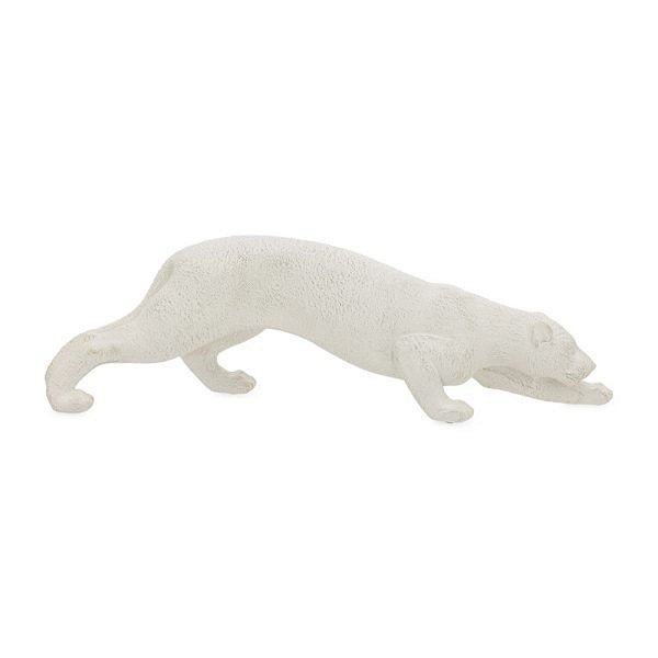 Escultura Em Poliresina Pantera 13x41x7,5cm 19408 Mart