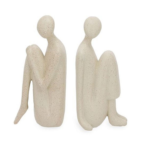 Escultura Aparador de Livros Amigos 19x19x8cm 19487 Mart