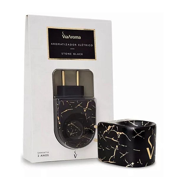 Aromatizador Elétrico Stone Black Viaaroma