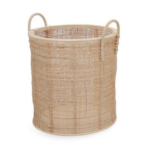 Cesto Organizador Em Rattan 19094-G 44x38x35cm Mart