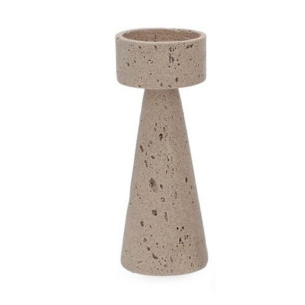 Castiçal Porta Velas Em Poliresina 25cm 19436-G Mart