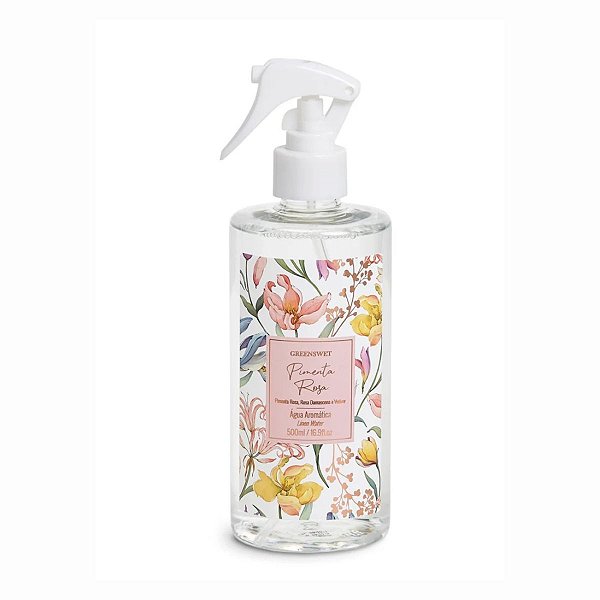 Agua Aromática Pimenta Rosa 500ml Greenswet