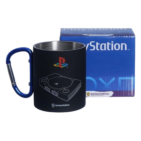 Caneca Mosquetão Playstation 350ml 10025878 Zonacriativa