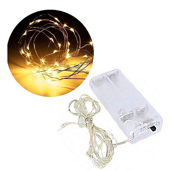 Cordao De Led C/30Leds 2,95cm 3AA C/1Unid 1717897 Cromus
