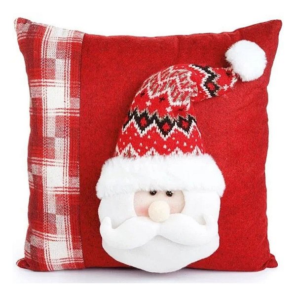 Almofada Natalina Papai Noel 36x36 1049635 Cromus