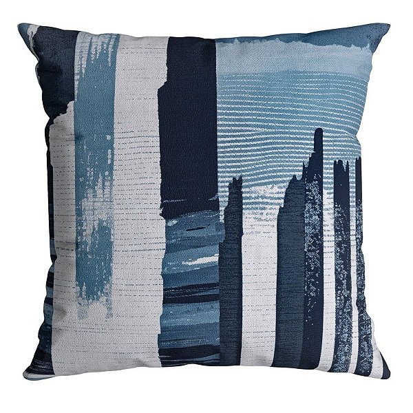 Almofada Velveteen  Azul 803 Basica 43x43cm Belchior