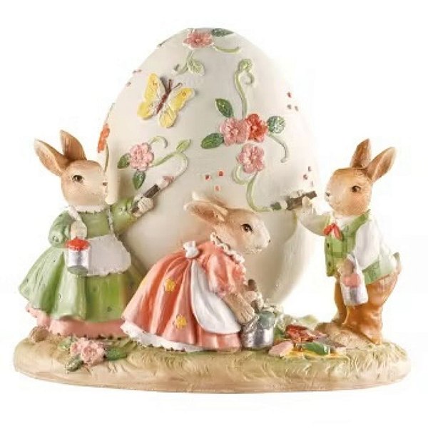 Coelho de Pascoa Magia Em Familia 1064885 21,5x16,5x17,70cm