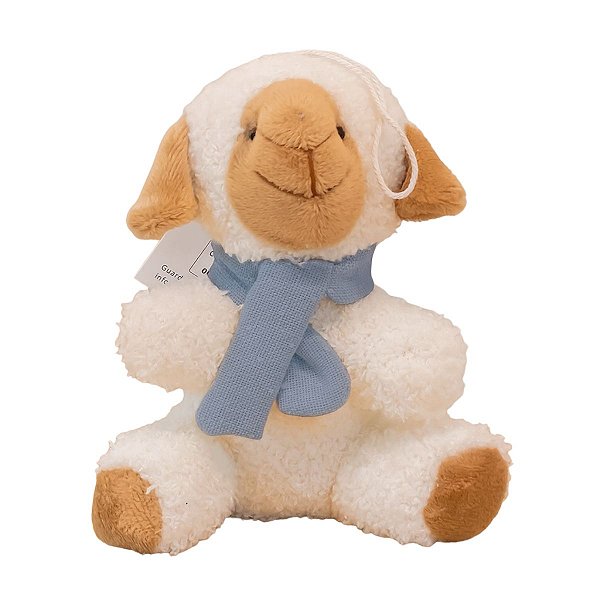 Mini Pelucia Ovelha Pingente Azul Candy 13cm 1067179 1Un