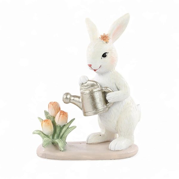 Mini Coelho Da Páscoa La Belle Regando Flores 1064481 12,5cm