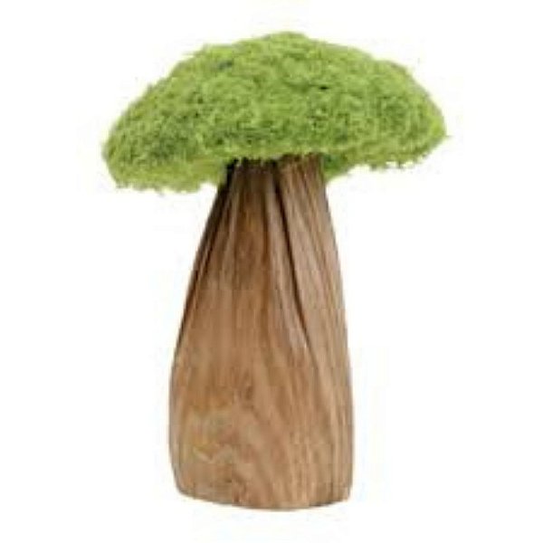 Cogumelo Decorativo Rustic C/Grama 35cm 1064358