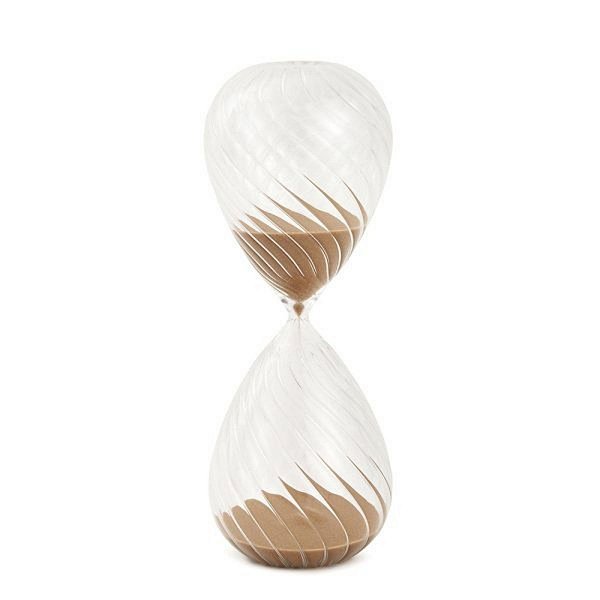 Ampulheta De Vidro 90min Areia Bege 18305 Mart
