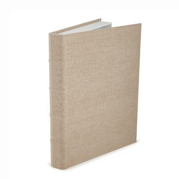 Livro Caixa em Linho Nude 18718 24x31x4,5cm Mart