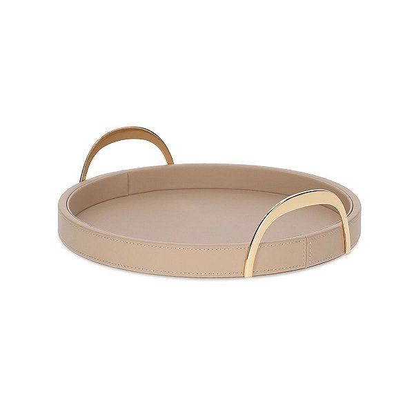 Bandeja Em PU Bege 3x30cm 19636-P Mart