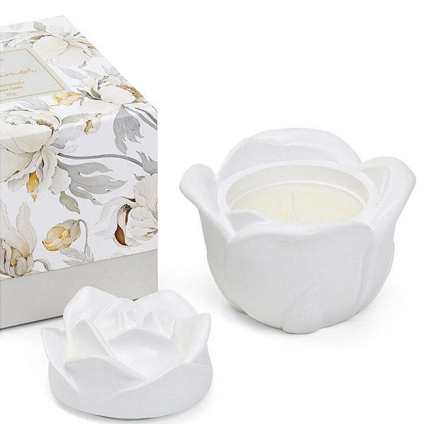 Vela Perfumada Chá Branco Flor M Edição Especial 75g Greenswet