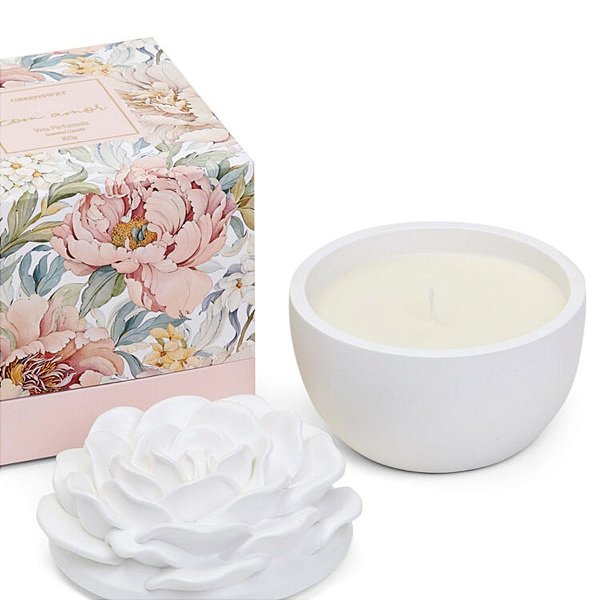Vela Perfumada Vanilla Flor G Edição Especial 160g Greenswet