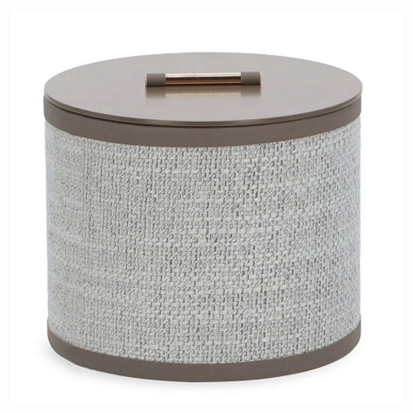 Caixa Em Pu Cinza 16X14cm 19334 Mart