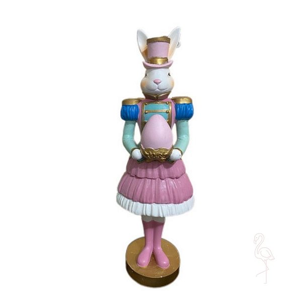Coelho Da Páscoa Realeza Pink RS2682 32x8cm 1Und
