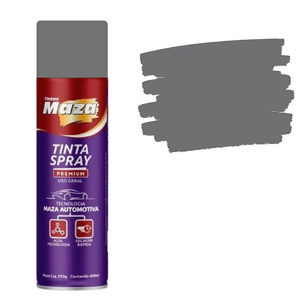 Spray Cinza Escuro 400ml Uso Geral Maza