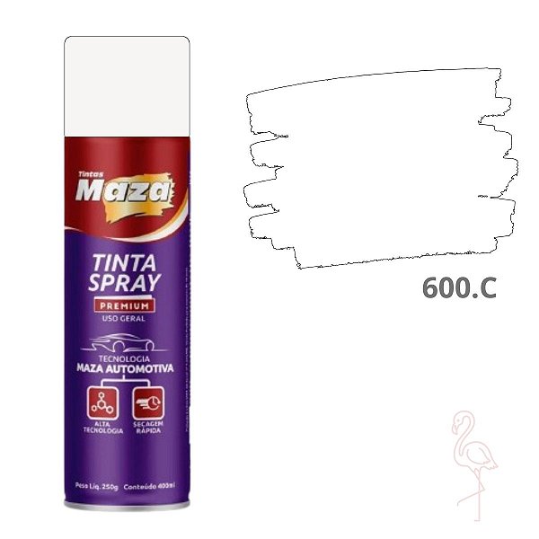 Spray Alta Temperatura Branco 600.C 250g  Maza