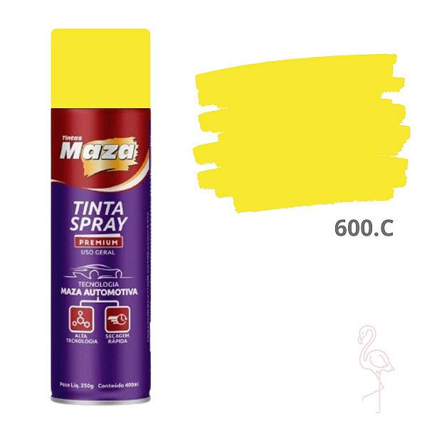 Spray Alta Temperatura Amarelo 600.C 250g