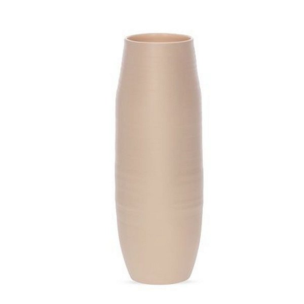 Vaso Cerâmico Bege 19842 35x14cm Mart