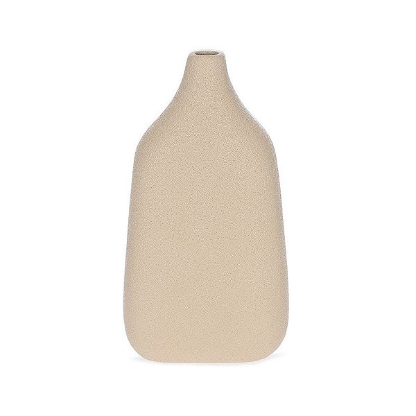 Vaso Cerâmico Bege 19802 27,5x14,5x6cm Mart