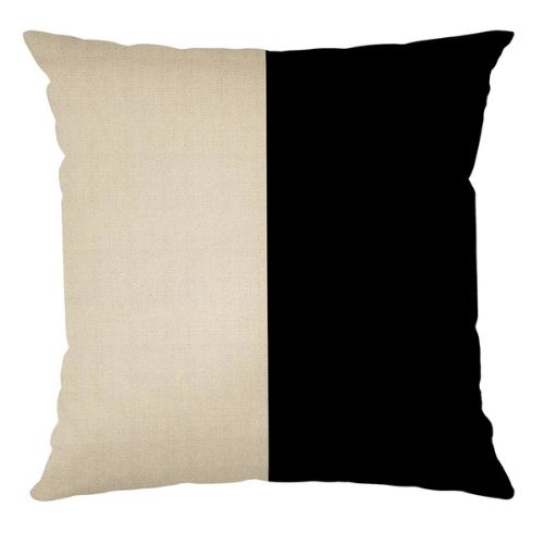 Almofada Concept Recorte Preta  332 50x50cm Belchior