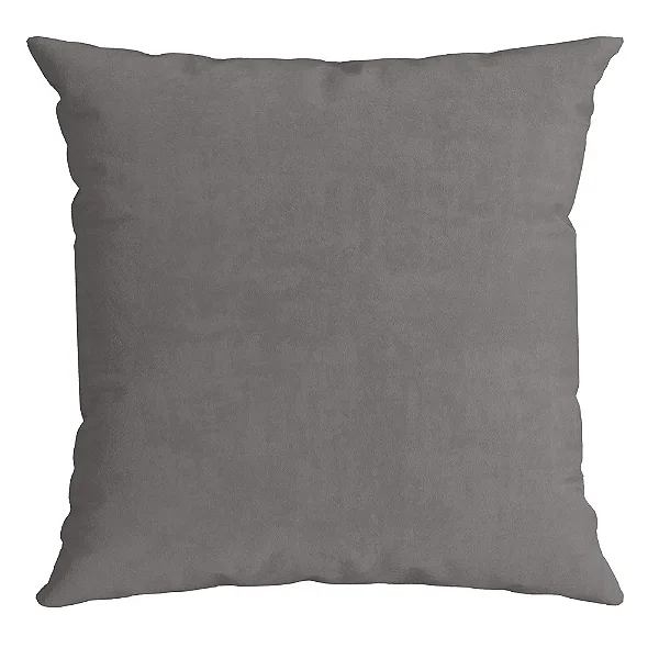 Almofada Basica Cinza Luxor Premium 329 43x43cm Belchior