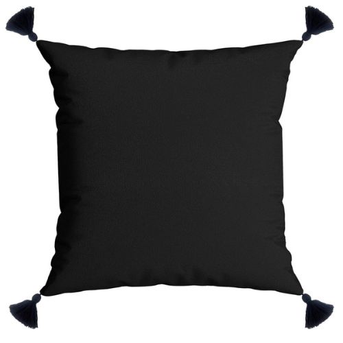 Almofada Tessel Preta Velveteen 746 43x43cm Belchior