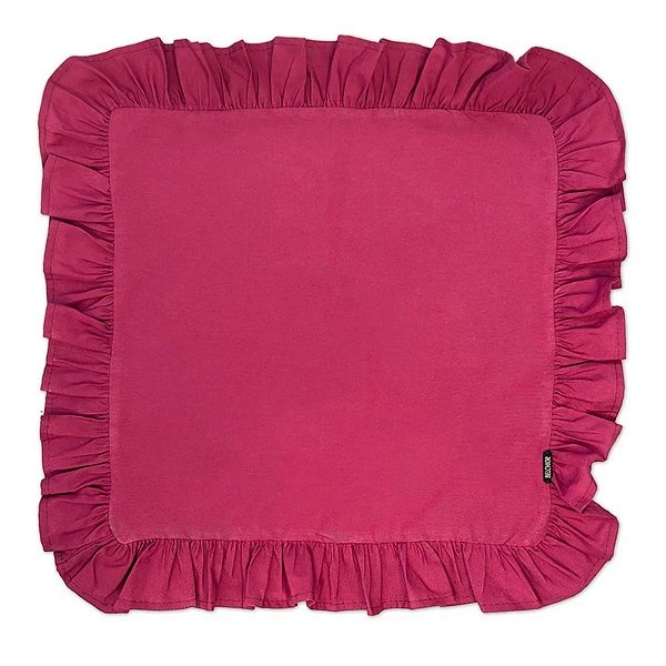 Guardanapo C/ Babado Fucsia 147 40cm C/ 2Unid