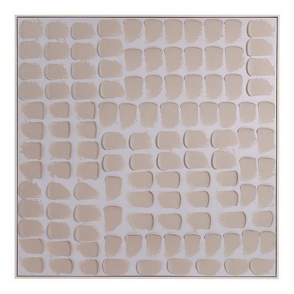 Quadro Em Canvas Texturizado 18142 110x110cm Tela Mart