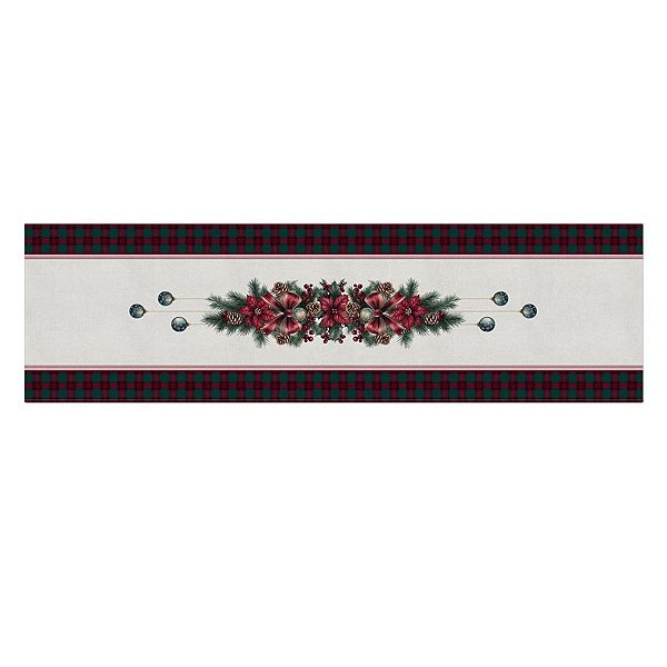 Toalha Caminho de Mesa Noite Feliz  065 43x141cm
