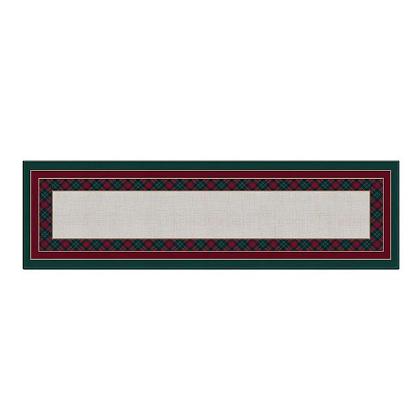 Toalha Caminho de Mesa Natalino Herança Natalina 063 43x141cm