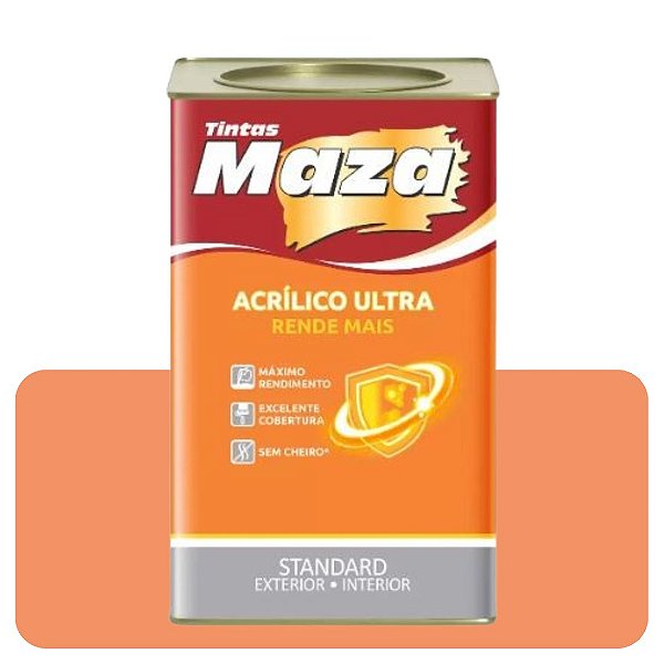 Tinta Acrílica Maza Ultra Flamingo 18L Fosco Standard