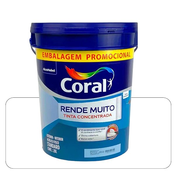 Rende Muito Balde 20L Branco Coral