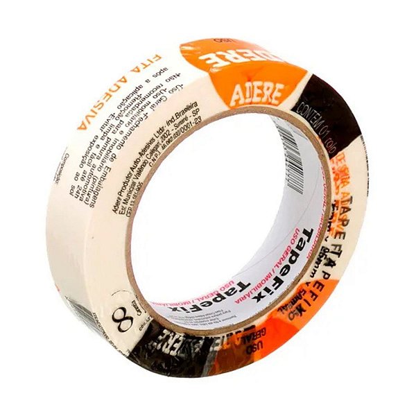 Fita Crepe Bege 24MMX50M Uso Geral 427  Adere