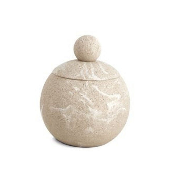 Pote Porta Algodão Em Poliresina 17604 9,5x8cm Mart