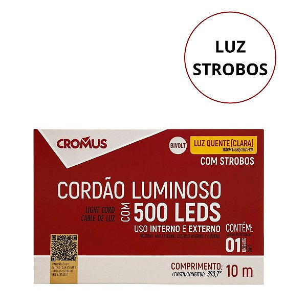 Pisca Pisca Stroobo 500L Quente Bivolt C/1 UN 1140541