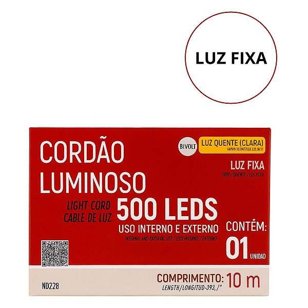 Pisca Pisca Fixo 500L Quente Bivolt C/1 UN 1058389