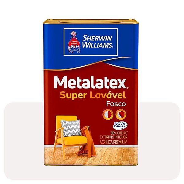 Metalatex Gelo 18L Fosco Super Lavável SherwinWilliams