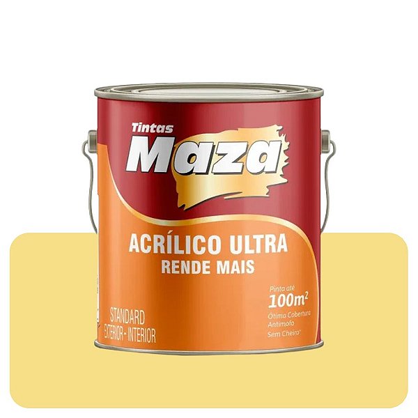 Tinta Acrílica Maza Ultra Marfim 3,6L Fosco Standard