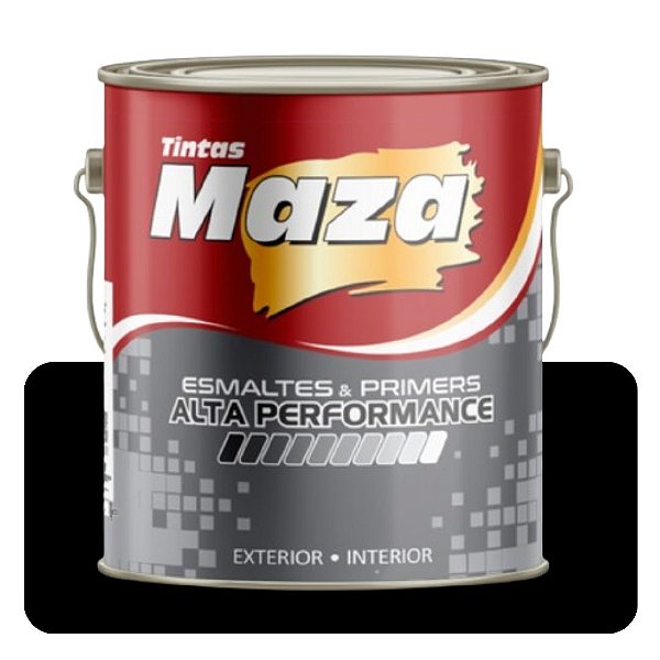 Esmalte Alta Temperatura Preto Fosco 600.C 3,6L Maza