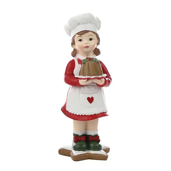 Boneco Decorativo Boleira 14,5cm 1091539
