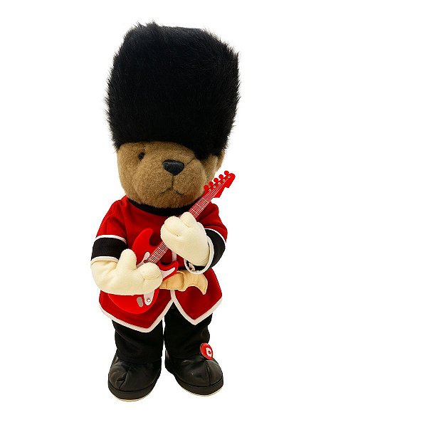 Urso Soldado Com Som e Movimento 40cm 1056080 1UN Cromus