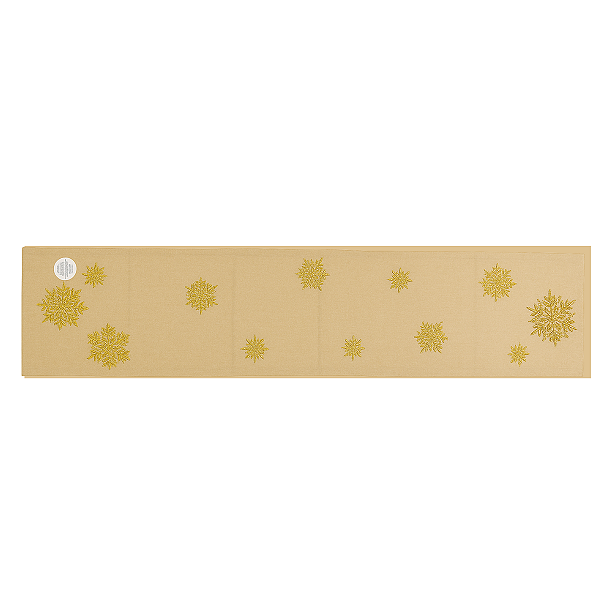 Toalha Caminho de Mesa Flocos De Neve 1088860  175x35cm