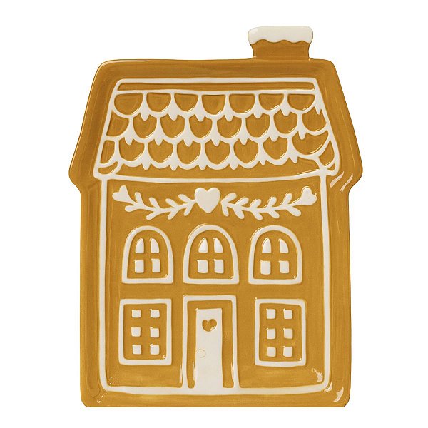 Sousplat Natalino Casa 19cm 1068823 C/1UN Cromus