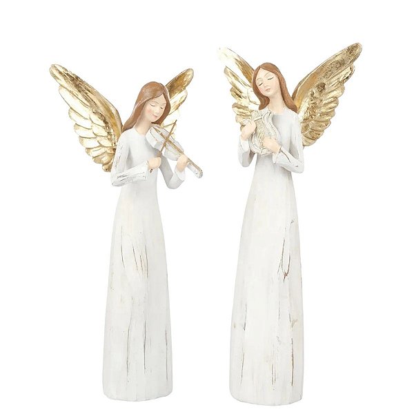 Anjo C/ Asa Detalhada 38cm C/1unid 1088830 Cromus