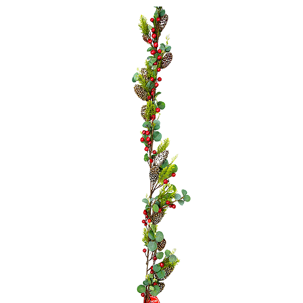 Galho Com Pinhas Grande 1,57cm C/1Unid 1087410